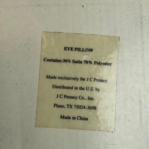 New Pure Spa Satin Blend Yoga Soothing Weighted Eye Pillow NO 77 - Picture 4 of 9